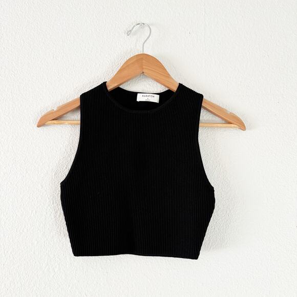 Aritzia Tops - Aritzia Babaton Tank Top Womens XS sculpt knit ribbed neutral minimalist baddie